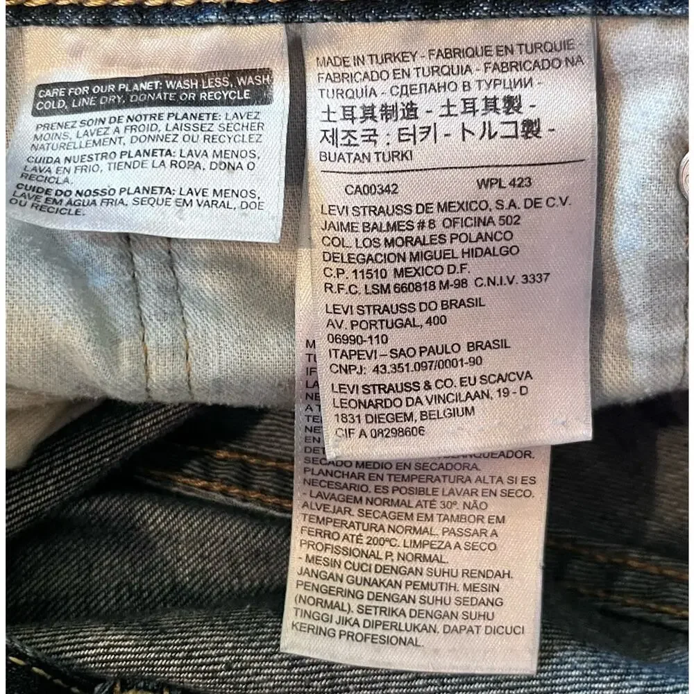 Levi's 511 Men’s Denim Jeans Size 36x30 W36 L30 Medium Wash Classic